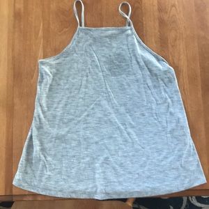 Gray Halter Top